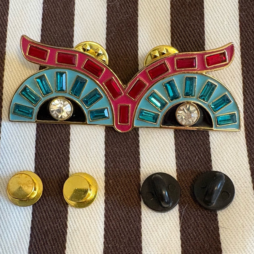 Henri Bendel Bejeweled Owl Pin